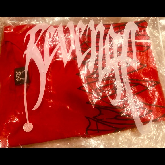 🔥Revenge Clothing 🔥Spider Arch SS T-Shirt-Puff Print🔥Measurements in Photos🔥 - Picture 13 of 15